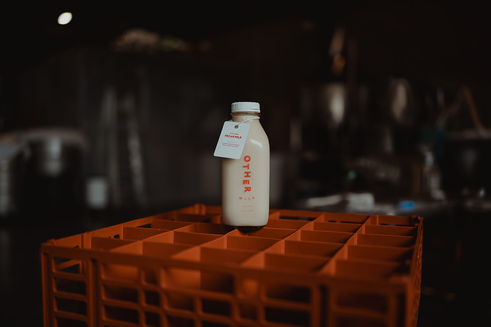 Other Milk bottles arranged in a crate